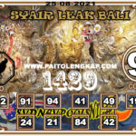 Syair Togel Sydneypoolsnight 25 Agustus 2021