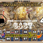 Syair Togel Sydneypoolsnight 06 November 2021