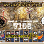 Syair Togel Sydneypoolsnight 03 Desember 2021