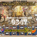 Syair Togel SYDNEYNIGHTPOOLS 09 Januari 2022