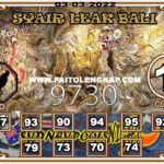 Syair Togel Sydneypoolsnight 03 Maret 2022