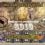 Syair Togel SydneyNightpools 29 Oktober 2022