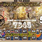 Syair Togel Sydneypoolsnight 02 Desember 2022