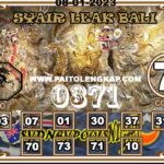 Syair Togel SydneyNightpools 07 Januari 2022