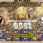 Syair Togel Sydneypoolsnight 02 Januari 2023