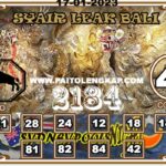 Syair Togel SydneyNightpools 17 Januari 2022