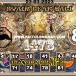 Syair Togel SydneyNihgtpools 23 Maret 2023